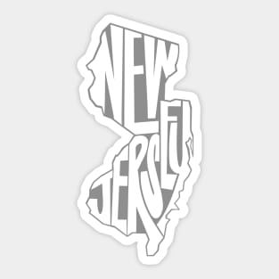 New Jersey - Grey Sticker